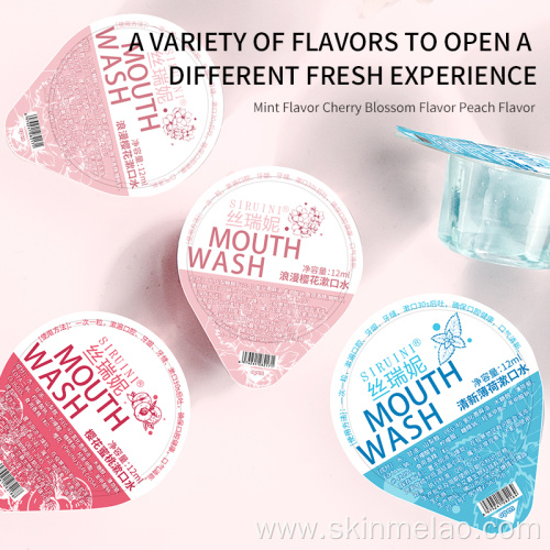 Travel Size Jelly Cup Mouthwash